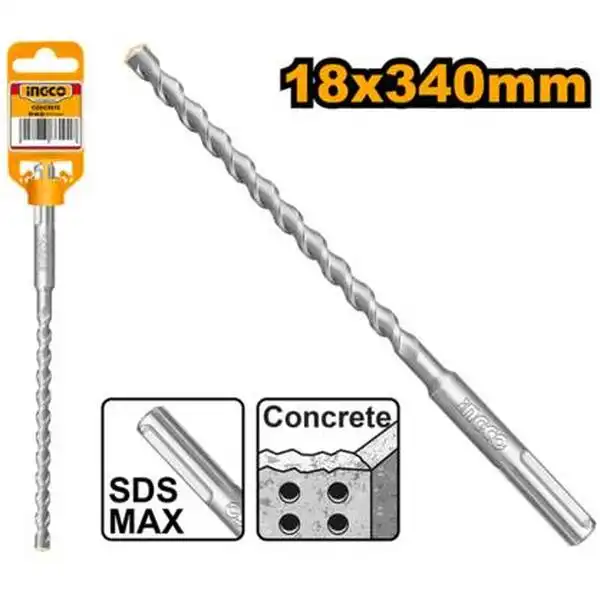 Mũi Khoan Bê Tông Đuôi Gài Sds Max DBH1241802 INGCO