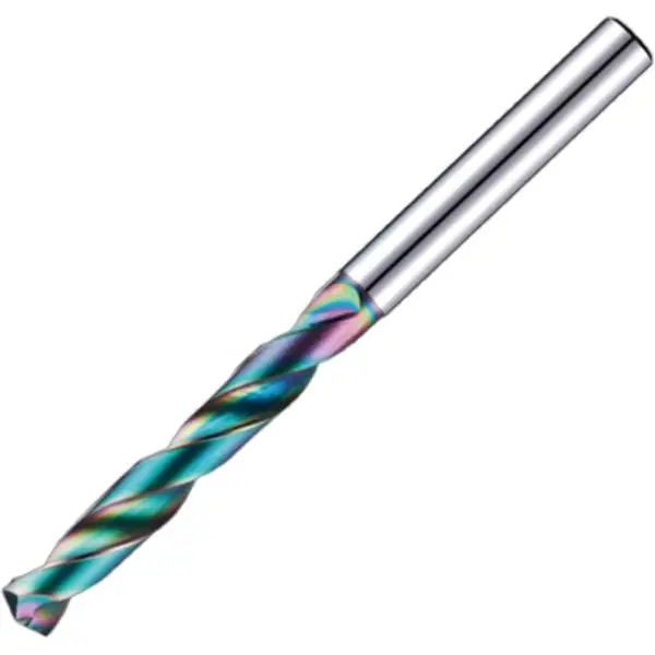 Mũi Khoan Carbide Hiệu Suất Cao Dài 5D Chạy Thép ~48Hrc 2DUBES JJTool