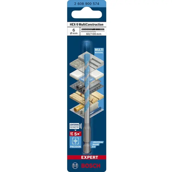 Mũi khoan đa năng Expert Hex-9 MultiConstruction Bosch