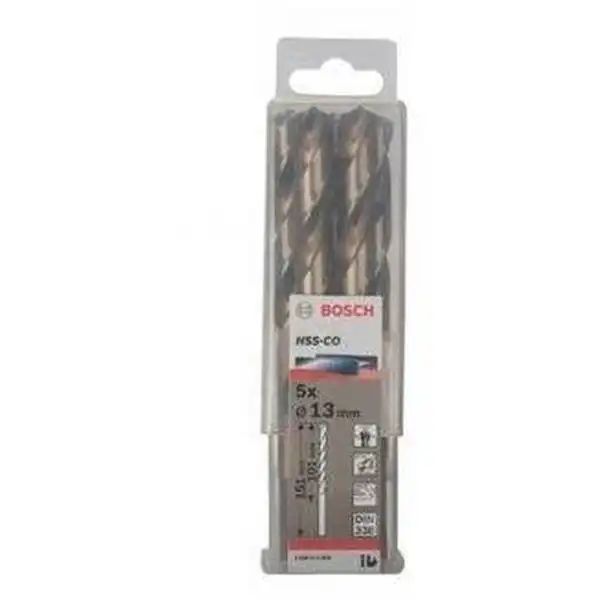 Mũi khoan INOX HSS-Co 13mm (hộp 5 mũi) Bosch 2608585905