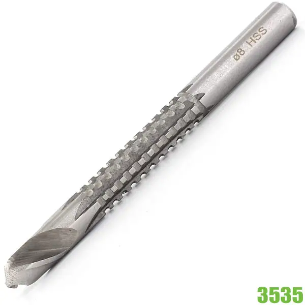Mũi khoan kết hợp phay gỗ bằng thép gió HSS. FAMAG 3535