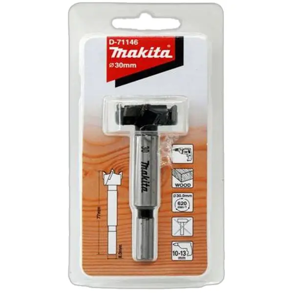 MŨI KHOÉT GỖ 30 MM X 77 MM MAKITA D-71146