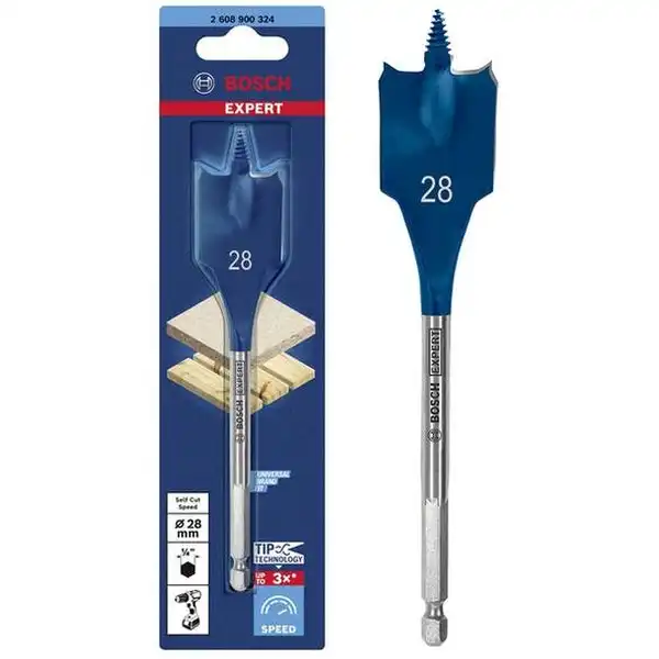 Mũi khoét gỗ đuôi cá SELFCUT 28x152mm Bosch 2608900324