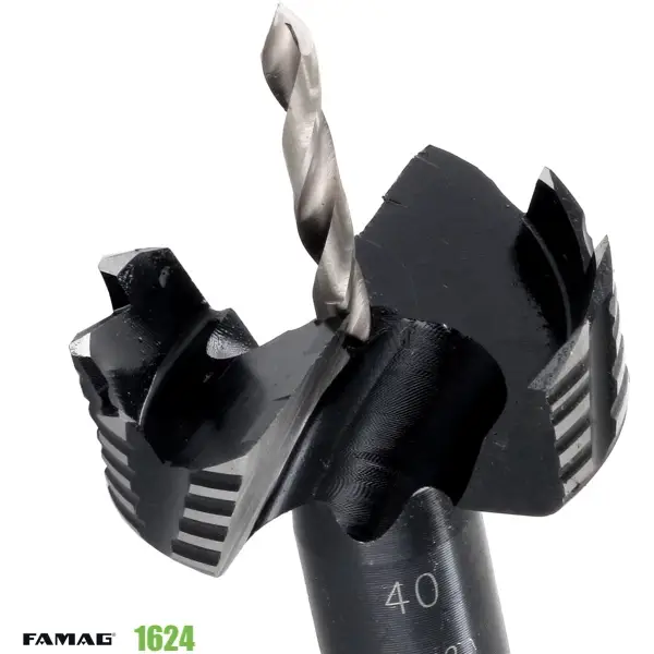 Mũi khoét gỗ FAMAG 1624, có dẫn hướng, Bormax 2.0 Prima