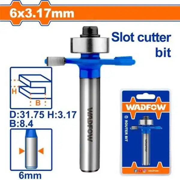Mũi Phay Gỗ Cắt Rãnh 6X6X3Mm WRG4402 WADFOW