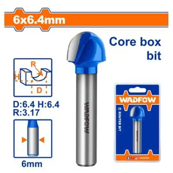 Mũi Phay Gỗ Đầu Tròn 6X6X6.4Mm WRG8401 WADFOW