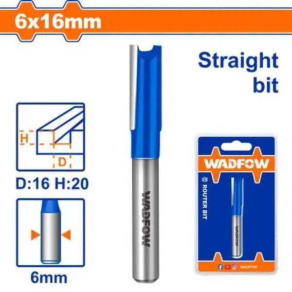 Mũi Phay Gỗ Thẳng 6X16Mm WRG1405 WADFOW