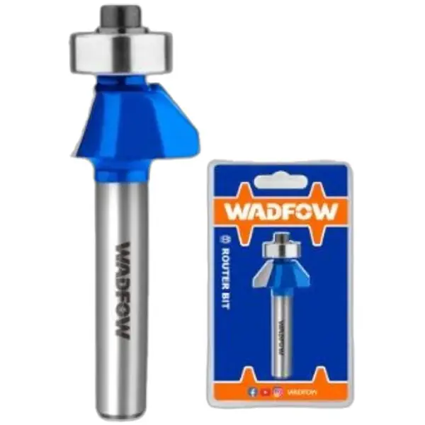 MŨI PHAY GỖ VÁT 45 độ 6X6X22MM WADFOW WRG3401