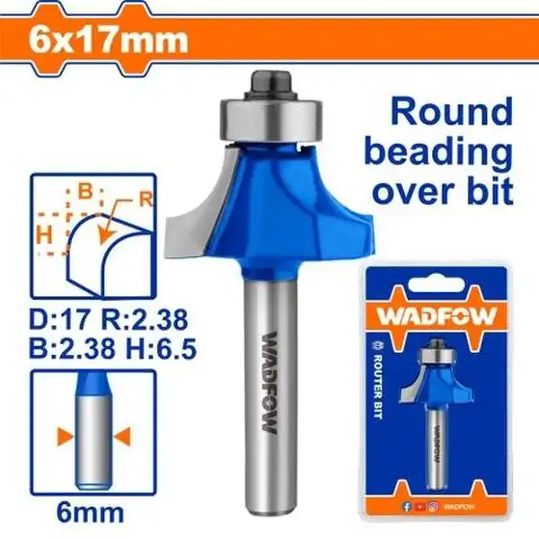 Mũi Phay Gỗ Vát Mép 6X6X17Mm WRG6401 WADFOW