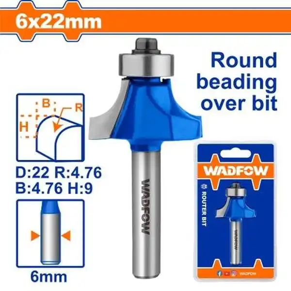 Mũi Phay Gỗ Vát Mép 6X6X22Mm WRG6404 WADFOW