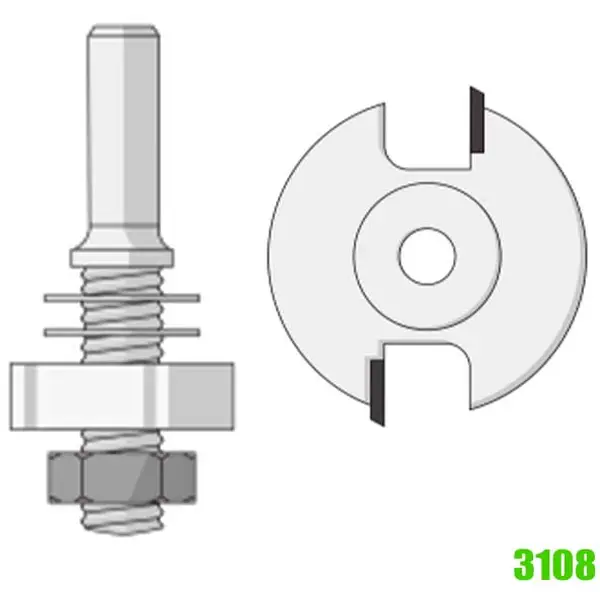 Mũi phay khoét rãnh Lamello FAMAG 3108, đường kính 40mm