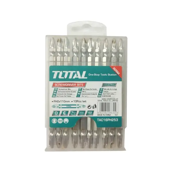 Mũi siết vít bake 2 đầu PH2 Total TAC16PH253 110mm