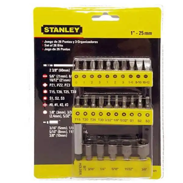 Mũi vặn vít bộ 29P Stanley 68-071-23
