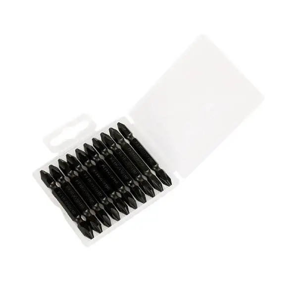 Mũi vít bake 2 đầu bằng thép S2 PH2×65mm (10 cái/ bộ) Kendo 23230532