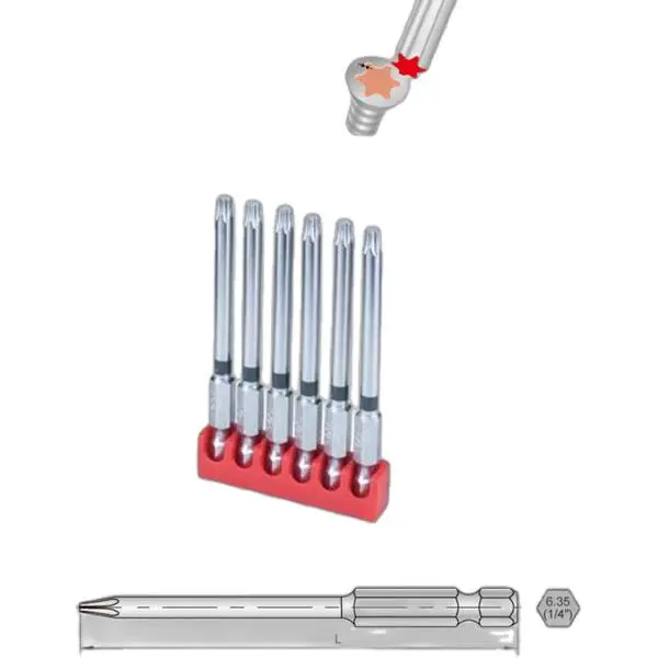 Mũi Vít Đầu Sao Torx L75mm Sloky