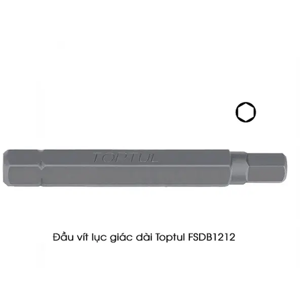 Mũi vít lục giác dài TOPTUL FSDB1212