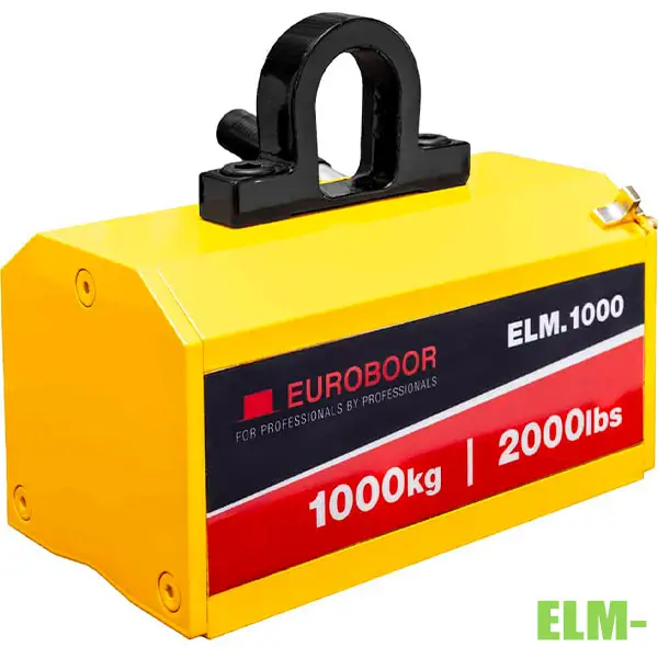 Nam châm nâng tay gạt 125kg-2 tấn ELM, hệ số an toàn 3.5. Euroboor