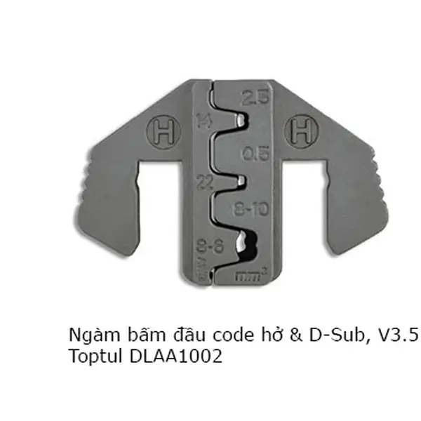 Ngàm bấm đầu code hở và D-Sub V3.5 TOPTUL DLAA1002