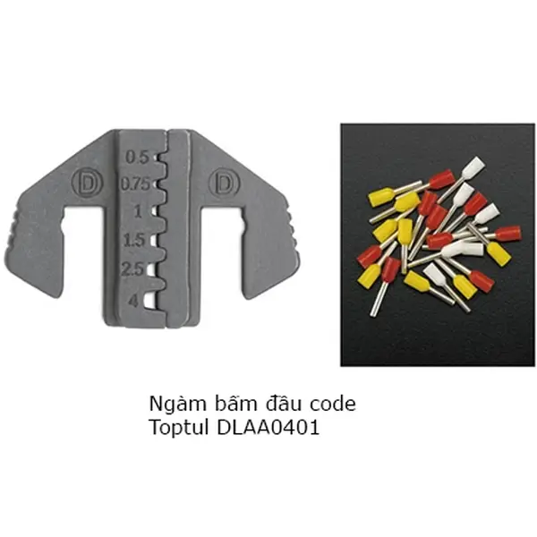 Ngàm bấm đầu code TOPTUL DLAA0401