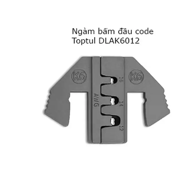Ngàm bấm đầu code TOPTUL DLAK6012