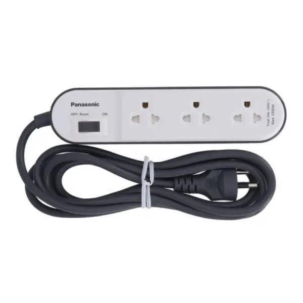 Ổ cắm điện 3m Panasonic WCHG24332W (2300W, Loại 3 ổ cắm)