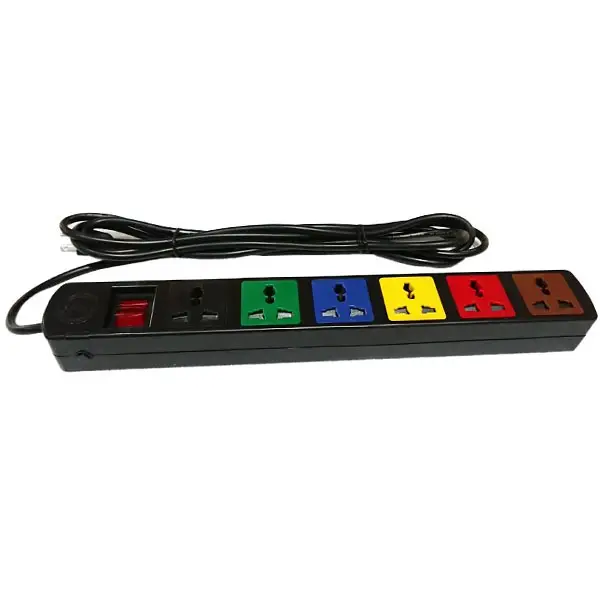Ổ cắm kéo dài đa năng công tắc 2 cực LIOA 6DN2.33N