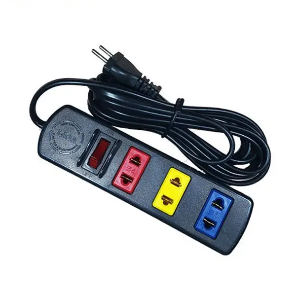 Ổ cắm lioa 3 ổ 2 chấu dây 3m có công tắc 3TS3-2
