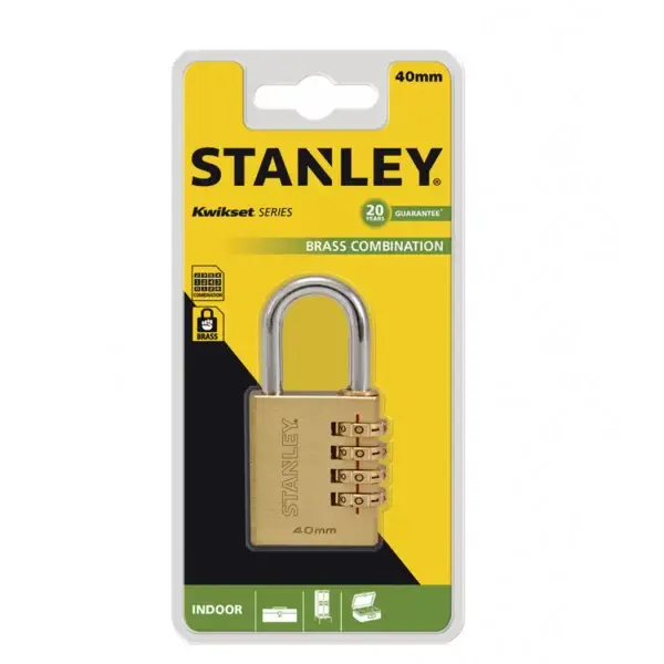 Ổ Khóa 4 mã số 40mm Hiệu Stanley S742-053
