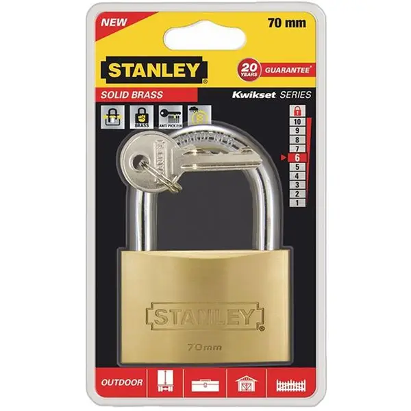 Ổ KHÓA STANLEY S742-034 - KHÓA CÀNG TIÊU CHUẨN RỘNG 70MM
