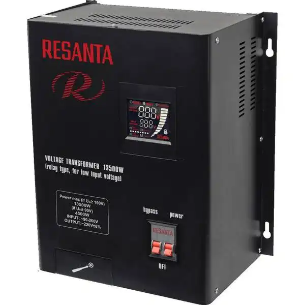 Ổn áp Resanta 13500W (loại rơle, cho điện áp đầu vào thấp)
