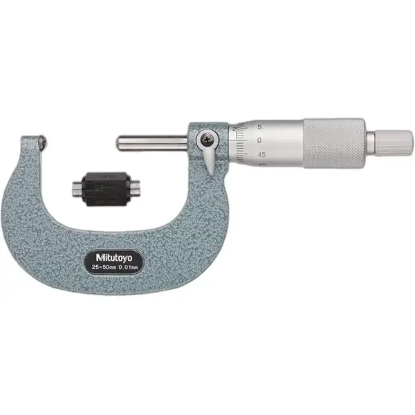 Panme cơ đo bề dày thành ống 25~50mm 0.01mm 2 đầu cầu 115-216 Mitutoyo