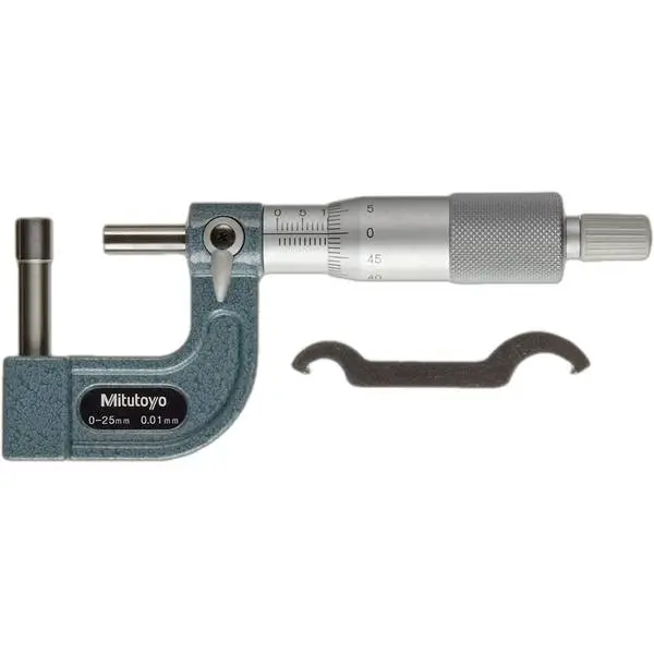 Panme cơ đo độ dày thành ống Mitutoyo 115-302 0~25mm 0.01mm kiểu A