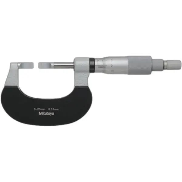 Panme cơ đo rãnh 0-25mm 0.01mm kiểu B Mitutoyo