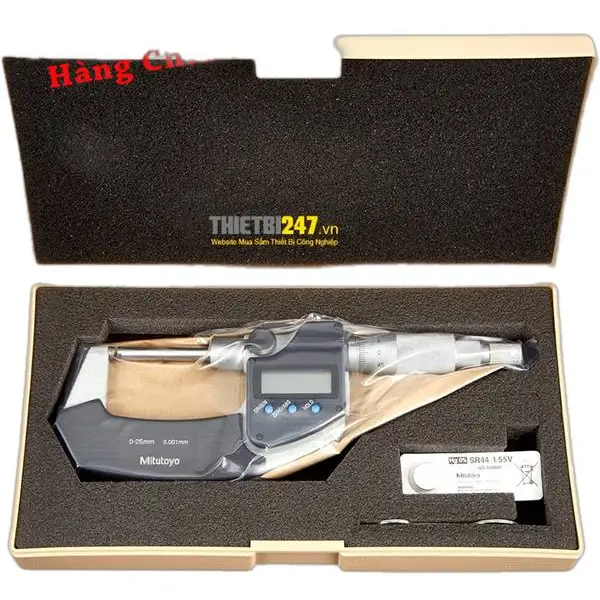 Panme điện tử đo ngoài Mitutoyo 406-250-30 0~25mm 0.001mm