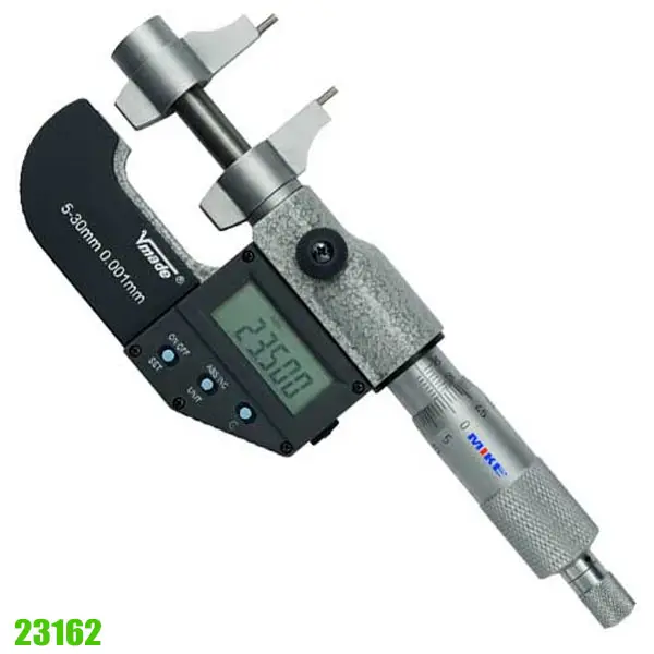 Panme điện tử đo trong 23162, độ chính xác 0.001mm