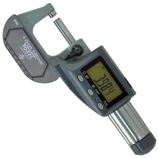 Panme điện tử VOGEL Germany 23123, chính xác 0.001mm