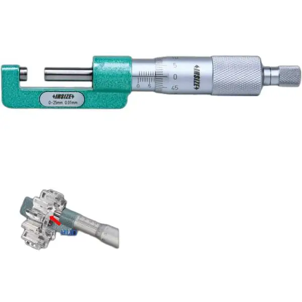 Panme đo bề dày vai trong của lỗ Insize 73292-100 75~100mm 0.01mm