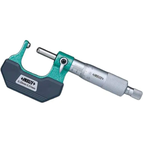 Panme đo ngoài cơ Insize 3260-25SA đo mặt cong 0~25mm 0.01mm