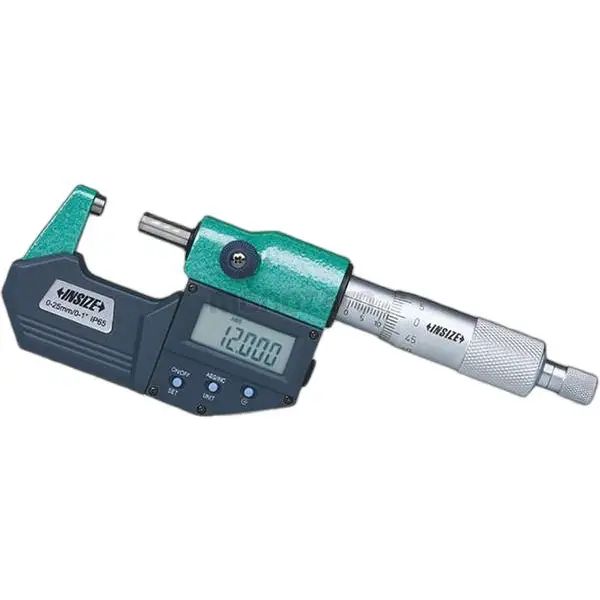 Panme đo ngoài điện tử Insize 3101-50A IP55 25~50mm 1~2in