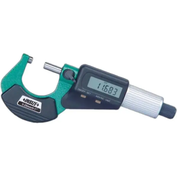 Panme đo ngoài điện tử Insize 3109-75A 50~75mm 0.001mm 2~3in 0.00005in