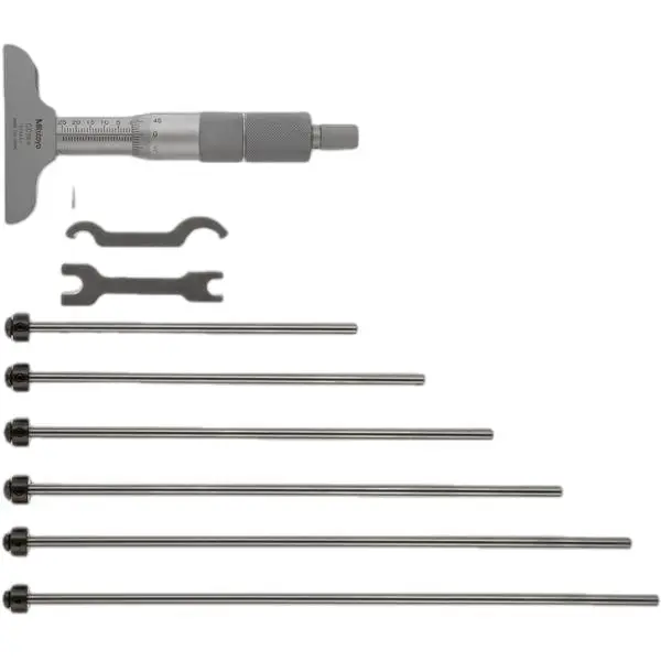Panme đo sâu Mitutoyo 129-112 0~150mm 0.01mm chân đế đo 63.5mm