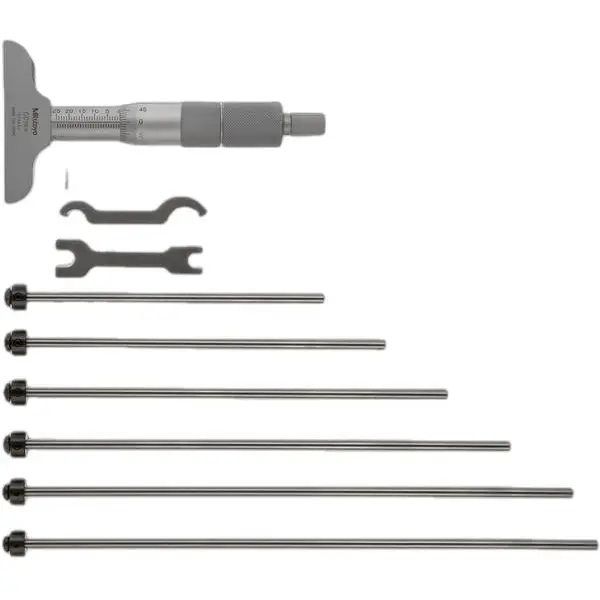 Panme đo sâu Mitutoyo 129-116 0~150mm 0.01mm chân đế đo 101.6mm