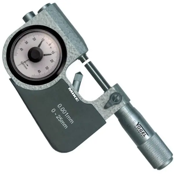 Panme đồng hồ Vogel Germany 23139, vạch chia khắc laser