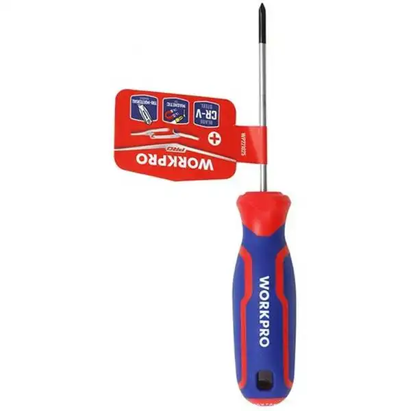 PH1x100mm Tuốc nơ vít bake tay cầm bọc cao su Workpro WP221027