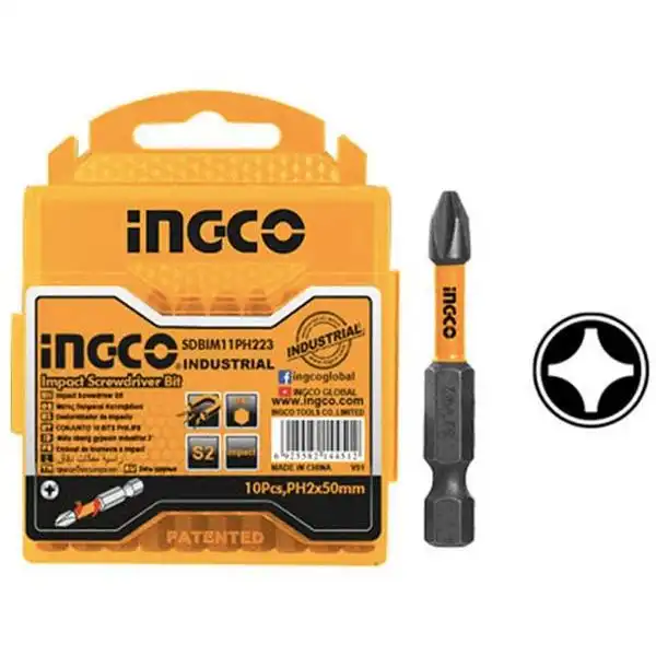 PH2x50mm Mũi bắt vít bake có từ Ingco SDBIM11PH223
