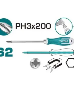 PH3x200mm Tuốc nơ vít đóng bake Total THGSPH32006