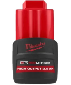 PIN 12V 2.5AH HIGH OUTPUT MILWAUKEE M12 HB2.5