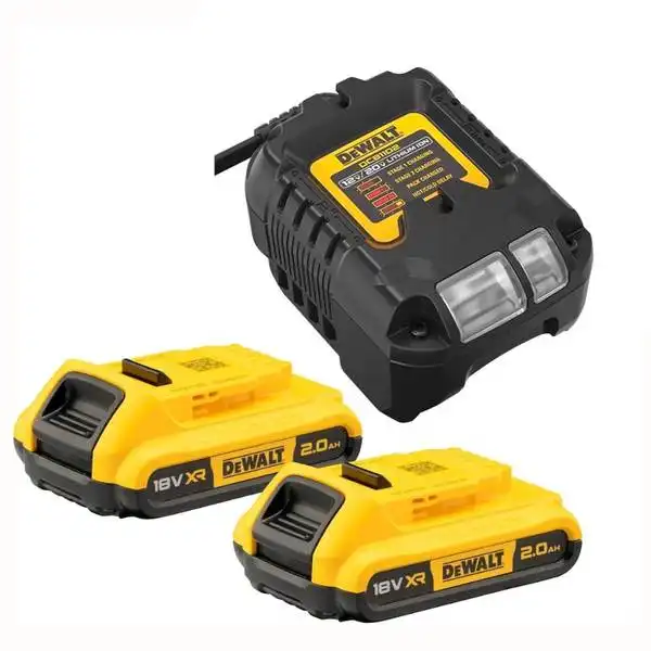 Pin 20V-2Ah (2pin) / Đế Sạc Combo Starter Kit DCB1002D2 DEWALT