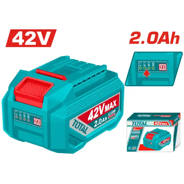 Pin 42V 2.0Ah Lithium-ion Total TFBLI42201
