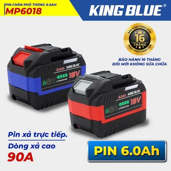 Pin Chân Phổ Thông 6.0Ah MP6018